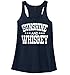 Comical Shirt Ladies Sunshine and Whiskey Cute Country Gift Tee Racerback
