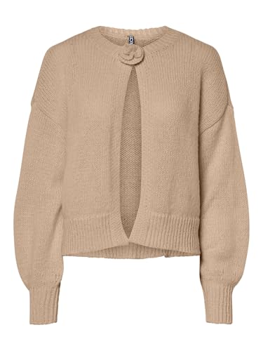 PIECES Pcjelena Ls O-Neck Knit Cardigan Bc