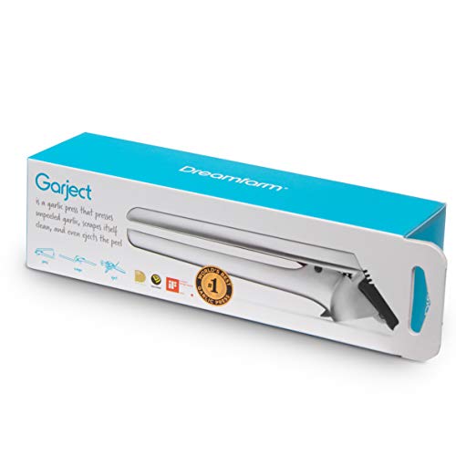 image for Dreamfarm Garject - Self-Cleaning Garlic Press with Peel Eject (Black)