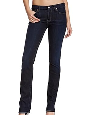7 For All Mankind Blue Women's 25X26 Kimmie Straight Leg Jeans 25