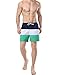 Men's Stripe Swim Trunks Quick Dry Casual Swim Short