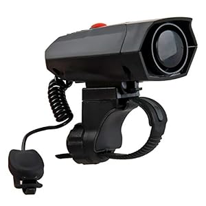 SH-RuiDu Super Loud Bike Horn 5 Modes Electronic Cycling Horn Bicycle Handlebar Alarm Bell
