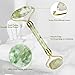 Jade Roller and Gua Sha Set 100% Jade | 2 Anti-Aging Tools for Youthful Glow, Reduced Wrinkles, Diminished Dark Circles | Complete Jade Stone Face Massager Set with Ready to Gift Packagingthumb 2
