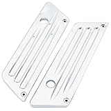 Chrome Aluminium CNC Machined Deep Cut Latch Covers