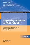 Image de Engineering Applications of Neural Networks: 14th International Conference, EANN 2013, Halkidiki, Greece, September 2013, Proceedings, Part II (Commun