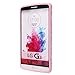 LG G3 Case, LG G3 Flower Case - Style4U Slim Fit Dual Layer Hybrid Armor Protective Case Cover for LG G3 with 1 Stylus [Flowr Pink]