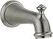 DELTA FAUCET Part number RP34357SS is a stainless tub spout with a pull up diverter.