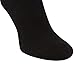 Air Wool Socks, 2 packs Merino Wool Organic Cotton Rich Mens Black Dress Socks ( Black M )
