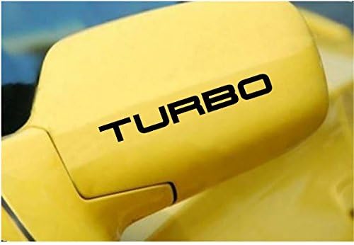 StickerLoaf Brand TURBO Decal Side mirror door Decals racing race Sticker Stickers