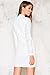 Miss ord Women's Long Sleeve High Neck Bodycon Tight Casual Mini Dress White X-Small