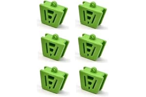 Impressive Smile Autoclave Mouth Props Dental Silicone Bite Blocks, Bag of 6 (Medium (Green))