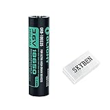 Olight HDC 3500mAh 18650 Li-ion Rechargeable Protected Battery Customized for M2R/X7 and Other Flashlights,with SKYBEN Battery Case (HDC 18650 3500mAh Battery)