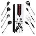 Kitchen Utensil set - 8 Piece Cooking Utensils for nonstick cookware -Made Of Silicone and Stainless Steel -Includes Spoon, Egg Whisk, Serving Tong, Spatula Tools, Pasta Server, Ladle, Strainer