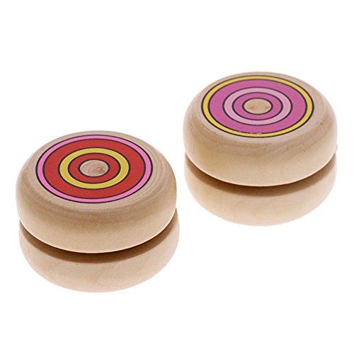 WXLAA Colorful Random Wood Kids Toys Yoyo Ball Children Funny Playing Toys - Thumbnail 4