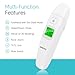 Thermometer for Fever, 5-in-1 Professional Digital Medical Forehead with Ear Thermometer Fever Alarm and 20 Set Memory Function, Best Accurate Reading for Baby Kids and Adults
