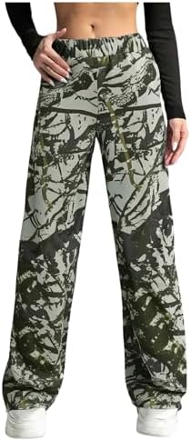Amazon.com: SOLY HUX Girl's Camo Wide Leg Pants Drawstring Waist