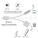 Headphone Adapter for iPhone 8 3.5mm Splitter Jack Dongle Earphone Cable Charge and Aux Audio Connector for iPhone X/Xs/XS max/8/8 Plus/7/7 Plus 2 in 1 Headphone for Music and Charge Support iOS 12thumb 3