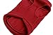 EXPAWLORER Polar Fleece Vest - Warm Soft Pullover Sleeveless Dog Jacket with Small Pocket, Cold Winter Coat for Small Medium Large Dogs (Red, S)