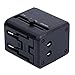 Alloet Multifunctional Universal USB Charger Adaper Global Travel Adapter Plug