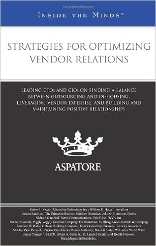 Strategies For Optimizing Vendor Relations Leading Ctos And - 