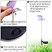 K-MAN Solar Lights Outdoor Decorative-Solar Garden Lights,Upgraded 7-Color Changing LED Solar Hummingbird Stake Lights for Patio,Backyard,Garden(Purple,Green &Blue,3 Pack)
