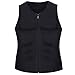 Men Waist Trainer Vest Hot Neoprene Corset Body Shaper Zipper Sauna Tank Top Workout Shirt by Wonderience