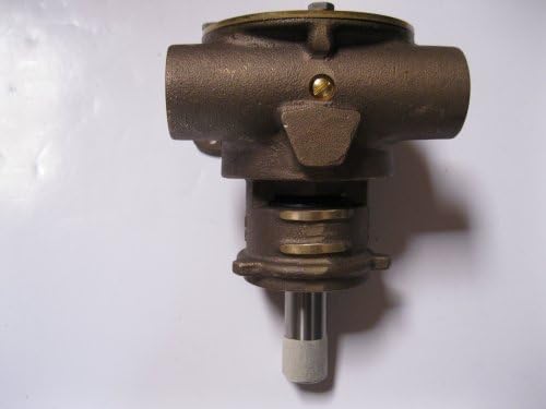 Jabsco6400-0004 Marine Pulley Driven Flexible Impeller Pedestal Mount Pump (62-GPM, Neoprene Impeller, Full Cam, Mechanical Seal, 1.25" NPT Horizontal Port)