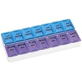 MEDca Weekly Pill Organizer, Twice-a-Day, 1 Pill Organizer