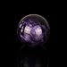 Ruien Marble Style Round Ball Gear Shift Knob with Adapters fit for Manual and Most Automatic 5-Speed 6-Speed Cars, Purple