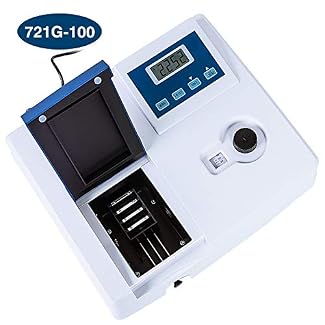 Wellish UV Spectrophotometer 721 Digital Display Visible Spectrophotometer Wavelength Range 340-1000nm Lab…