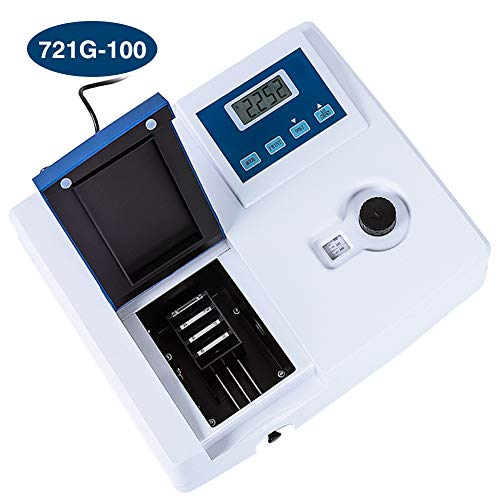Wellish UV Spectrophotometer 721 Digital Display Visible Spectrophotometer Wavelength Range 340-1000nm Lab Spectrophotometer - Thumbnail 7