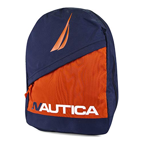 Nautica Men's Polyester Lightweight Backpack with Padded Laptop Sleeve