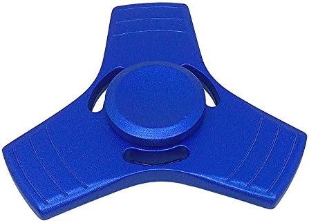 DQWK Hand Spinner Fidget EDC ADHD Focus Toy Ultra Durable High Speed 1-5 Min Spins Precision Kirsite (Blue)