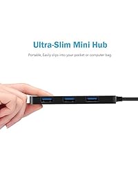 USB Hub, kootion 6 Port USB 3.0 Hub y 4 puertos USB 3.0 Ultra Slim USB Hub
