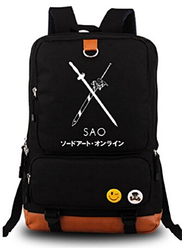 Siawasey® Sword Art Online Anime SAO Cosplay Canvas Shoulder Bag Backpack School Bag
