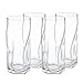 LA JOLIE MUSE Drinking Glasses Clear Water Tumbler, Highball Glassware Set of 4, 17OZ