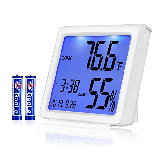 Indoor Thermometer Hygrometer, Temperature Humidity Gauge with Digital