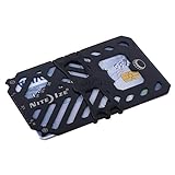 Nite Ize FMT2-01-R7 Financial Multi Tool Black Wallet,