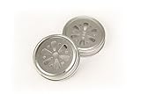 Kate Aspen Mason Jar Lids, Flower, Set of 12
