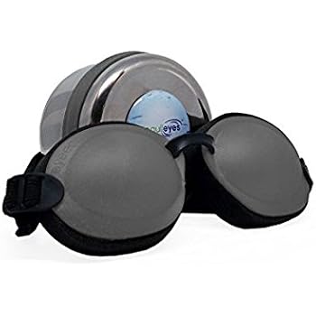 Tranquileyes Mini Sleep Mask for Nighttime Dry Eye Relief (Charcoal)