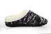 MOXO Women's Wool Plush Fleece Lined bedroom Slippers (40-41) EUR