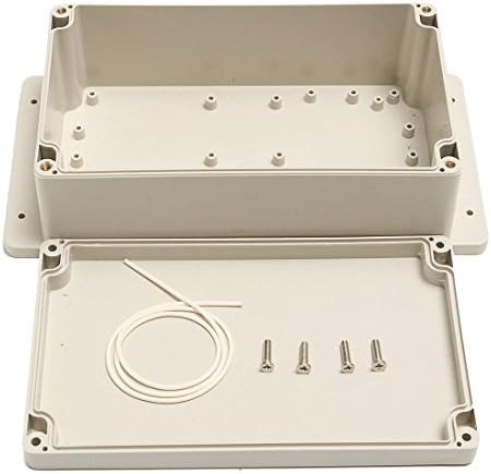 TOOGOO(R) Waterproof Plastic ABS Electronic Project Box Enclosure Case 200x120x75MM White