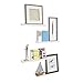 Wallniture Denver Wall Mounted Photo Ledge and Floating Shelf for Chic Home Décor, Wall Hanging Bookshelf, 22 Inch, White