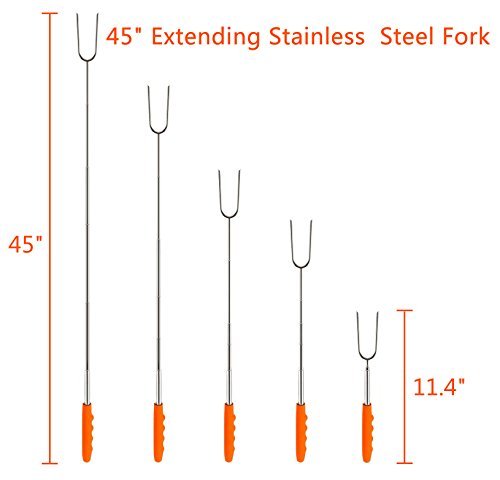 Marshmallow Roasting Sticks-Telescoping Marshmallow Sticks, Hot Dog Roasting Sticks, 45\