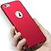 iPhone 6S Case, iPhone 6 Case, ACMBO Ultrathin Micro Matte [Skin Touch Feel] Metallic Texture Anti-Fingerprints Non-Slip No-Fade PC Phone Case Cover for iPhone 6/6S 4.7 inch, Sleek Red