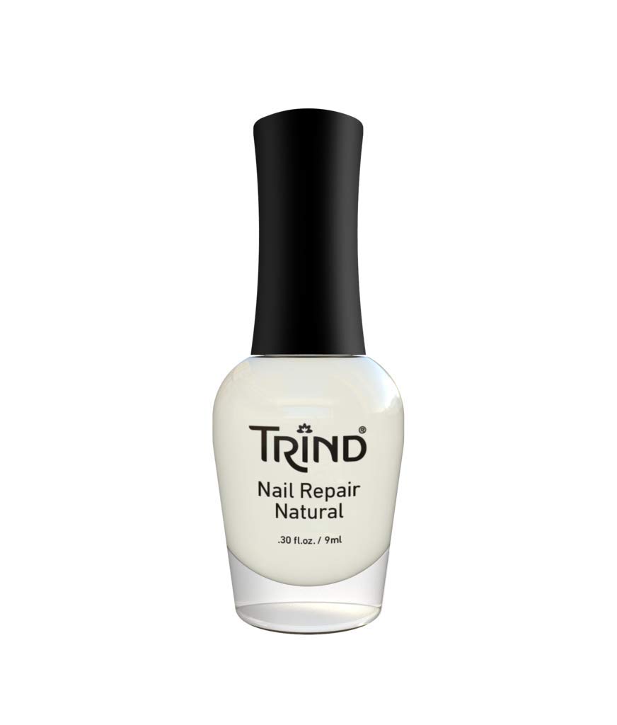 Trind Nail Repair Natural/Original Promotes Nail Growth for Damaged Nails, Formaldehyde Free : Nail Strengthening Products : Beauty