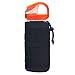Cevinee Ultra-Light Tactical MOLLE Water Bottle Pouch, Drawstring Open Top & Mesh Bottom Travel Water Bottle Bag - Black