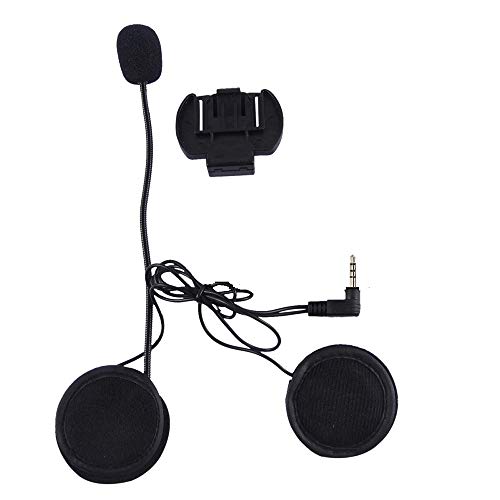 Carrfan VNETPHONE V4 V6 Intercom Accessories Microphone Speaker & Clip for V4 V6 Helmet Intercom Motorcycle BT Interphone 3.5mm Jack Plug