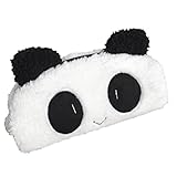 OMfeng Cute Kawaii 3D Plush Panda Pencil Case School Supplies Novelty Item For Kids