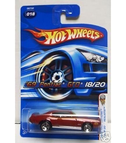 Hot Wheels S-TH '69 ポンティアック GTO Amazon.com: Hot Wheels '69 Pontiac GTO 2005 1:64 Scale